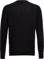 Black Virgin Wool Cardigan 2