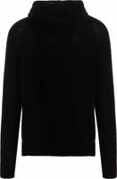 Black Virgin Wool Cardigan 2