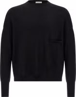 Black Virgin Wool Cardigan 1