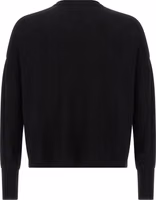 Black Virgin Wool Cardigan 2