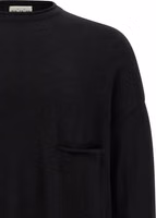Black Virgin Wool Cardigan 3