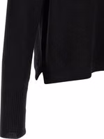 Black Virgin Wool Cardigan 4