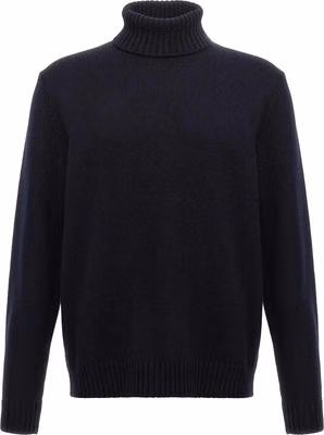 Blue Virgin Wool Cardigan