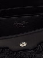 Black Viscose Clutch Bag 4