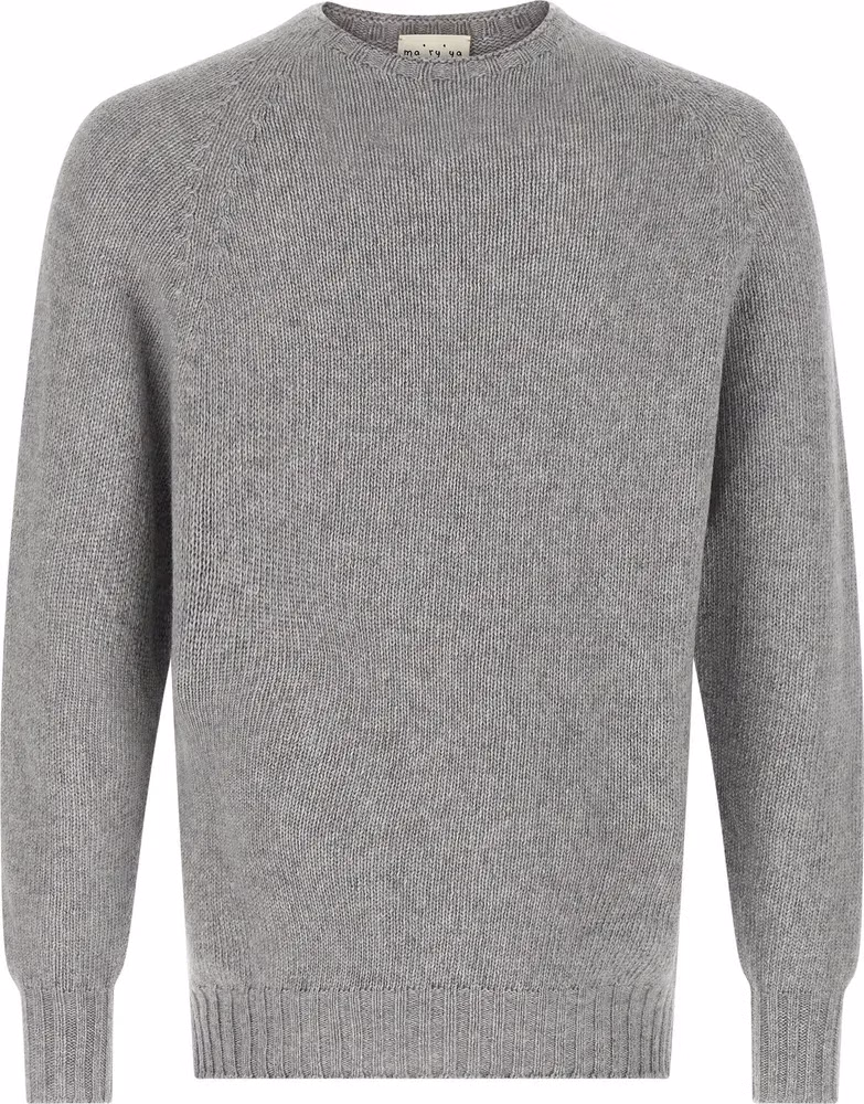 Gray Virgin Wool Cardigan