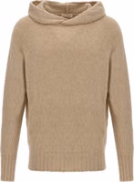 Beige Virgin Wool Cardigan 1