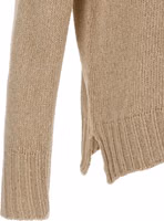 Beige Virgin Wool Cardigan 4