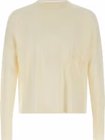 White Virgin Wool Cardigan 1