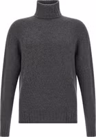 Gray Virgin Wool Cardigan 1