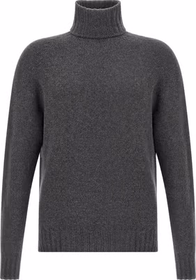 Gray Virgin Wool Cardigan