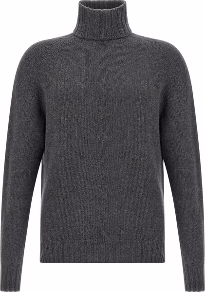 Gray Virgin Wool Cardigan