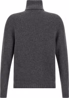 Gray Virgin Wool Cardigan 2