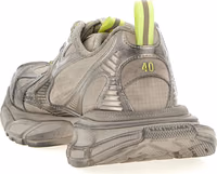 Gray Polyethylene Athletic Sneakers 3