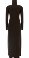 Brown Cashmere Long Dress 2