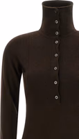 Brown Cashmere Long Dress 3