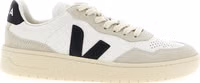 Bicolor Genuine Leather Athletic Sneakers 1