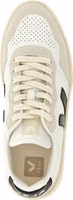 Bicolor Genuine Leather Athletic Sneakers 4