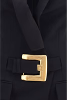 Black Wool Oves Aries Casual Dress 3