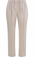 Beige Cotton Casual Pants 1