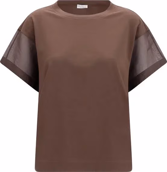 Brown Cotton T-Shirt