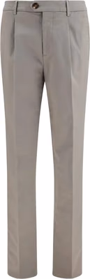 Bicolor Cotton Chino Pants