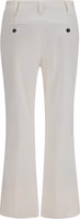 White Cotton Flared Pants 2