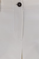 White Cotton Flared Pants 3