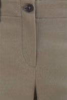 Brown Cotton Flared Pants 3