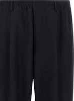 Black Wool Casual Pants 3