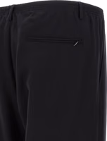 Black Wool Casual Pants 4