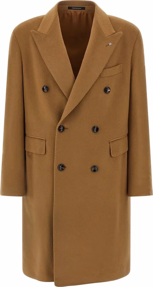Beige Virgin Wool Coat