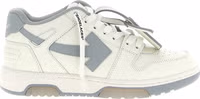 Gray Leather Low Top Sneakers 1