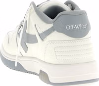 Gray Leather Low Top Sneakers 4