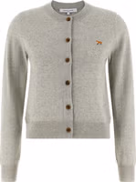 Gray Virgin Wool Cardigan 1