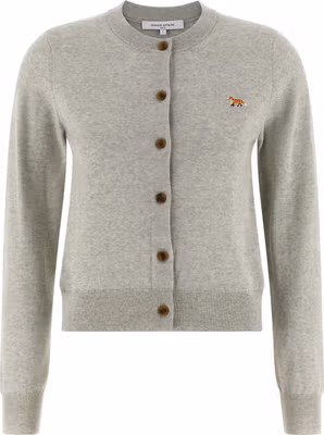 Gray Virgin Wool Cardigan