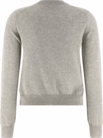 Gray Virgin Wool Cardigan 2