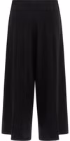 Black Cotton Casual Pants 2