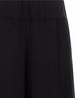 Black Cotton Casual Pants 3