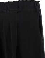 Black Cotton Casual Pants 4
