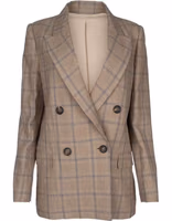 Brown Linen Blazer 1