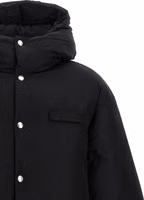 Black Polyamide Full-Length Jacket 3