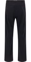 Black Cotton Casual Pants 2