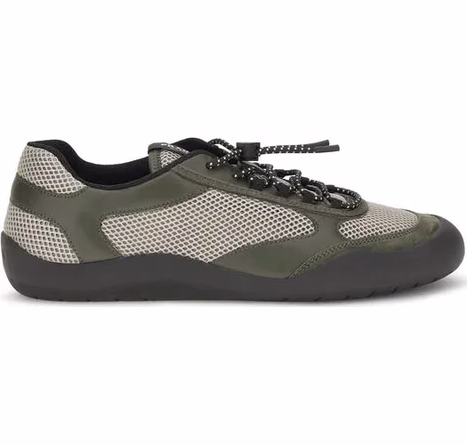 Bicolor Polyester Athletic Sneakers