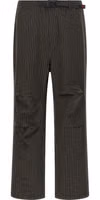 Brown Polyester Casual Pants 1
