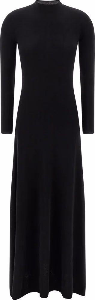 Black Cashmere Long Dress