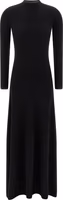 Black Cashmere Long Dress 1