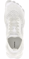 White Polyester Athletic Sneakers 4