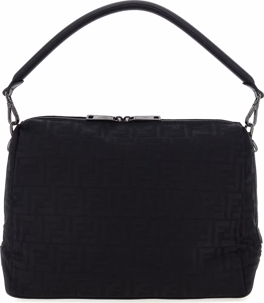 Black Polyamide Shoulder Bag