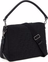 Black Polyamide Shoulder Bag 2