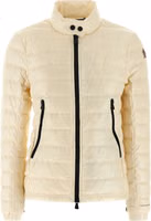 White Polyamide Full-Length Jacket 1